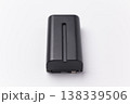 カメラ等のデジタル機器用バッテリー 白背景 138339506
