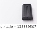 カメラ等のデジタル機器用バッテリー 白背景 138339507