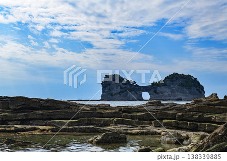 南紀白浜円月島 和歌山県 南紀白浜円月島 和歌山県 138339885