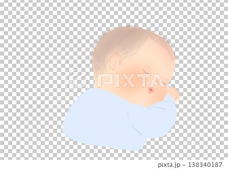 眠る赤ちゃん 138340187
