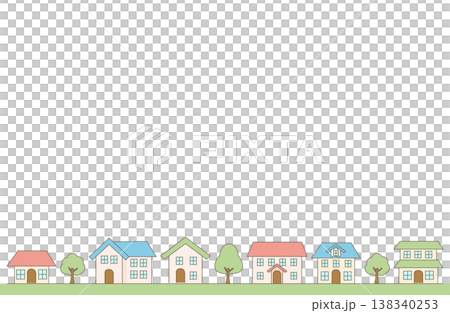 簡單的城市景觀圖 138340253