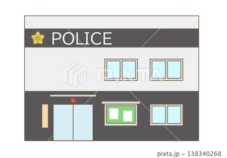 交番のイラスト 138340268