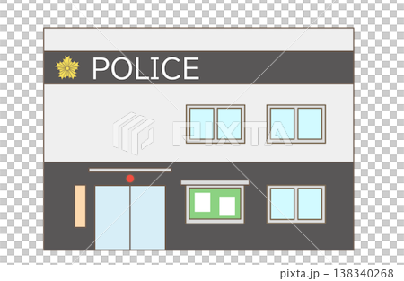交番のイラスト 138340268