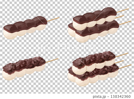 あんこ団子セット(つぶあん・こしあん 1本・3本) あんこ団子セット(つぶあん・こしあん 1本・3本) 138342360