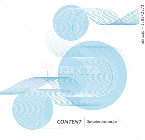 Geometric Pulse: Elegant Wave Design for Tech Interfaces. Vector design Geometric Pulse: Elegant Wave Design for Tech Interfaces. Vector design 138342573