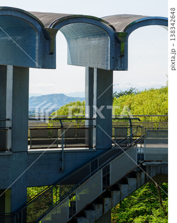 愛宕山展望台から見る山々 138342648