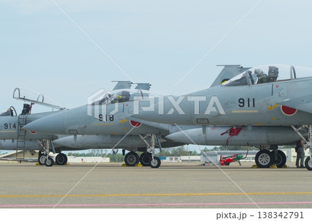 飛行準備中の航空自衛隊のF-15J 飛行準備中の航空自衛隊のF-15J 138342791