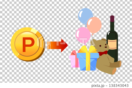 Get various gifts by exchanging points. 138343043