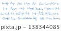 Fake signature collection. Vector handwritten scrawls and abstract autographs. 138344085