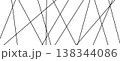 Chaotic diagonal line composition with thin straight strokes. Minimal bg for advertising, covers. 138344086