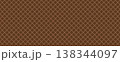 Chocolate waffle cone seamless texture. Brown wafer pattern. 138344097