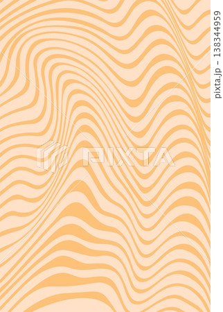 Retro hypnotic yellow line groovy pattern or wallpaper. Trippy funky pattern, distorted spiral groovy print. Psychedelic retro backdrop Retro hypnotic yellow line groovy pattern or wallpaper. Trippy funky pattern, distorted spiral groovy print. Psychedelic retro backdrop 138344959