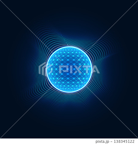 Abstract background technology spherical chip that processes commands and transmits data to the Internet network system using high-speed data transmission Abstract background technology spherical chip that processes commands and transmits data to the Internet network system using high-speed data transmission 138345122