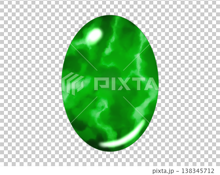 凸面切割寶石（綠色）7/10 138345712