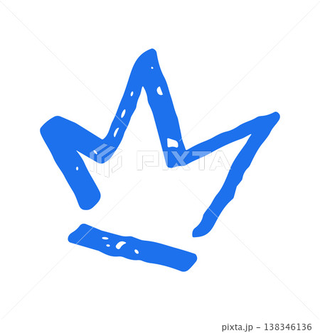 Simple Royal Crown Symbol Of Royalty Hand Drawn In A Vector Illustration Simple Royal Crown Symbol Of Royalty Hand Drawn In A Vector Illustration 138346136