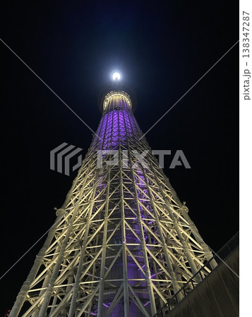 夜の東京スカイツリー 夜の東京スカイツリー 138347287