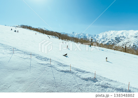 Ski resort, Hakuba Village, Nagano Prefecture 138348802