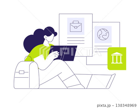 Guidebooks and magazines isolated cartoon vector illustrations. Guidebooks and magazines isolated cartoon vector illustrations. 138348969