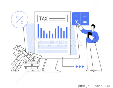 Tax Savings Strategies abstract concept vector illustration. Tax Savings Strategies abstract concept vector illustration. 138349058