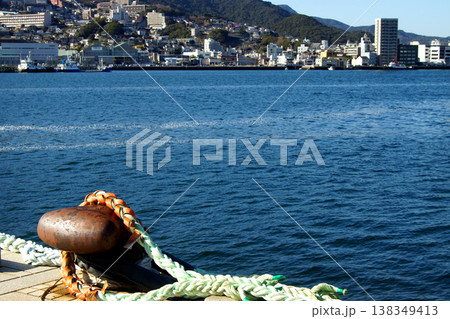 長崎市中心市街地の景観　長崎港界隈 138349413