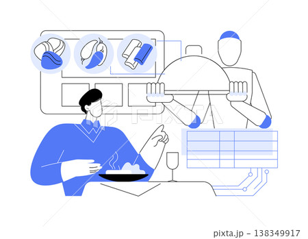 AI-Assisted AI-Enhanced Flavor Pairing abstract concept vector illustration. AI-Assisted AI-Enhanced Flavor Pairing abstract concept vector illustration. 138349917