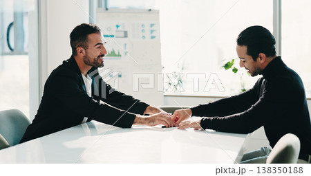 Offer, sign and men in office for business, finance advice or investment proposal. Businessman, advisor or contract discussion for partnership, agreement or pitch in company for growth in economy Offer, sign and men in office for business, finance advice or investment proposal. Businessman, advisor or contract discussion for partnership, agreement or pitch in company for growth in economy 138350188