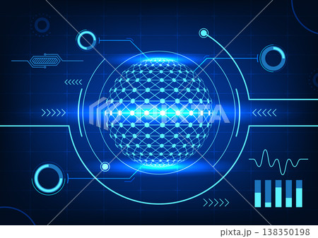 data processor technology background It works to collect large amounts of network system data and display it. It is a modern technology that helps to work quickly and efficiently. 138350198