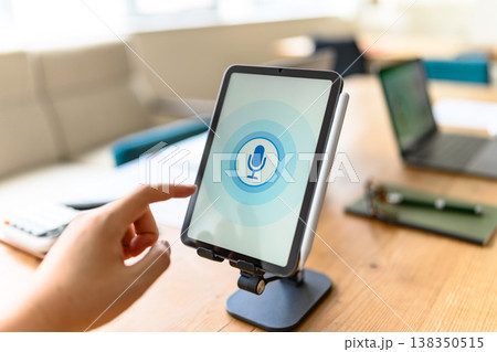 タブレットで音声入力 138350515