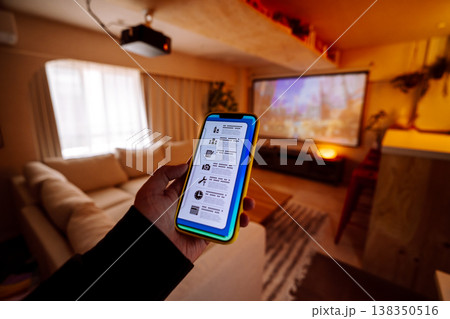 スマホでホームシアター操作 スマホでホームシアター操作 138350516