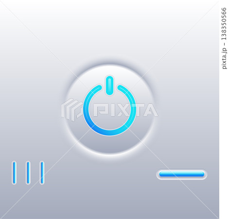 High tech switch button technology background...のイラスト素材 [138350566] - PIXTA