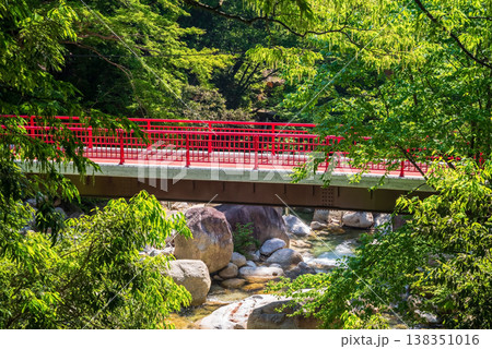 湯の山温泉街の風景「蒼滝橋」《三重県 菰野町》 138351016