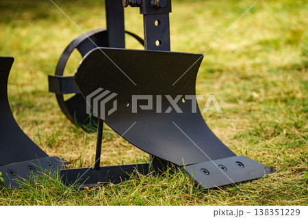 Agricultural plough machinery. Agricultural plough machinery. 138351229