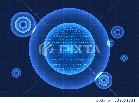 Abstract background alert technology 138351831