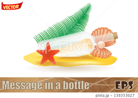 set of beach icons and accessories vector illustration 138353027