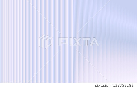 Abstract vertical ribbed glass background with pale blue translucent stripes. 138353183