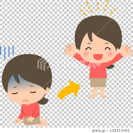 A young woman who recovered from illness A young woman who recovered from illness 138353301