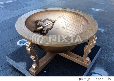 Angbuilgu, a traditional Korean hemispherical sundial from the Joseon Dynasty in Seoul. Angbuilgu, a traditional Korean hemispherical sundial from the Joseon Dynasty in Seoul. 138354219