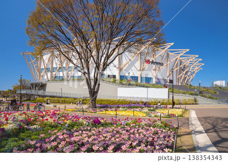 春の名城公園、花たちが咲き乱れる名城公園フラワープラザ〈愛知県名古屋市〉 138354343