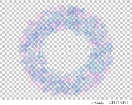 Watercolor hydrangea wreath frame material: Refreshing hydrangeas of early summer and hand-drawn texture (rainy season, June bride, mother) Watercolor hydrangea wreath frame material: Refreshing hydrangeas of early summer and hand-drawn texture (rainy season, June bride, mother) 138354365