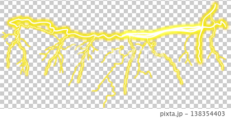 yellow electric lightning 138354403