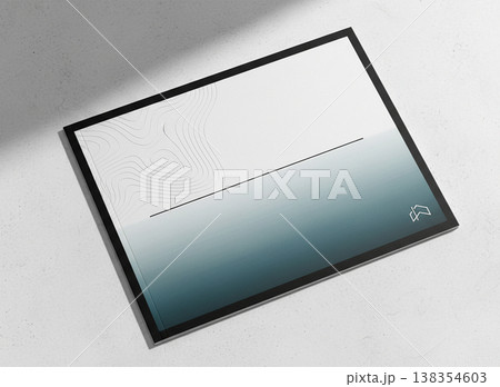 Minimal Gradient Card Mockup Clean Modern Design 138354603