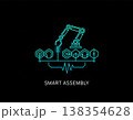 Smart Assembly Line Automation Industrial Concept 138354628