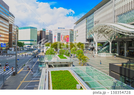 福岡　博多駅博多口　広域 138354728
