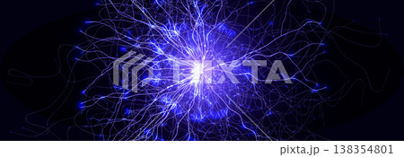 Abstract Sperm Egg Cell, Infertility Pregnancy Health Clinic, Fertility, human reproduction, ivf graphic, reproductive science, medical research. Neural Network Background. Vector illustration 138354801