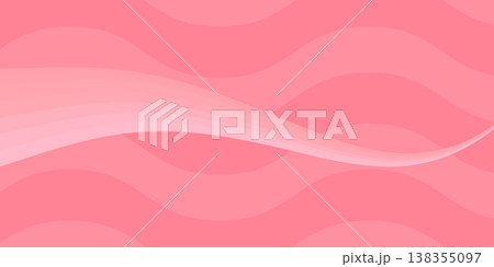 Abstract pink wavy background banner. Minimalist magenta fluid ripple pattern with smooth silk gradient. Modern pink clean aesthetic backdrop for feminine branding and social media header design. Abstract pink wavy background banner. Minimalist magenta fluid ripple pattern with smooth silk gradient. Modern pink clean aesthetic backdrop for feminine branding and social media header design. 138355097