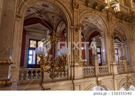 Interior of the Vienna State Opera house in Viena Austria 138355340