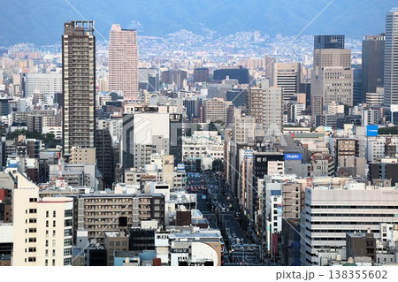 大阪・梅田から見た造幣局方面の景色 大阪・梅田から見た造幣局方面の景色 138355602