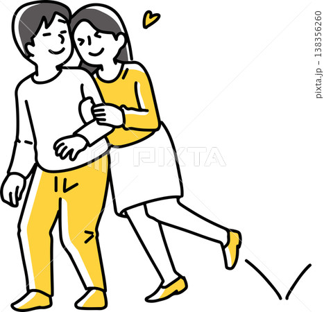 女性から甘えるカップル 138356260