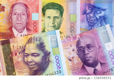 Cape Verdean escudo a background 138356551