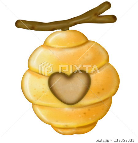 Bee cartoon character with emotions, face, arms, legs. Cartoon style. Hand drawn fashion illustration. World bee day. 138358333